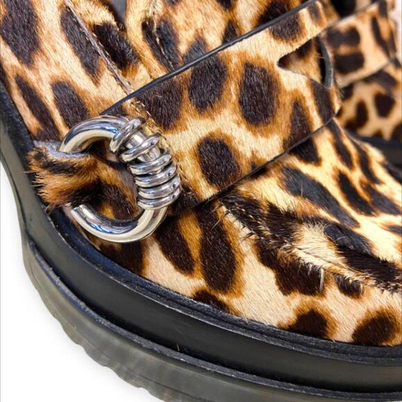 Gianni Bini Maxxwelle Leopard Print Platform Block Heel- NWT - Picture 7 of 8